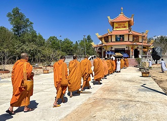 Đoàn Du hành Hoằng pháp Giáo đoàn III tiếp tục hành trình ngày thứ 5