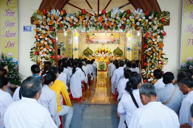 Bình Định: Lễ Tưởng niệm Cố Hòa thượng Giác Tần lần thứ 05 và Khánh thành Bảo tháp Liên Hoa tại Tịnh xá Ngọc Duyên
