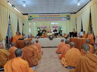 Đồng Nai: Khai mạc Khoá tu Giới-Định-Tuệ của Ni giới Hệ phái Khất sĩ lần thứ 36 