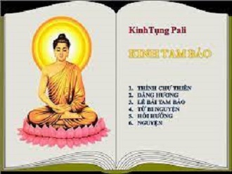 Kinh Tụng Pāli -Việt. Kinh Tam Bảo