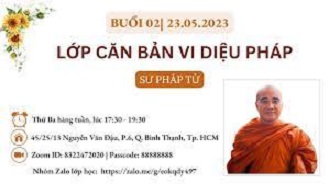 Buổi 02: Lớp Căn Bản Vi Diệu Pháp | Sư Pháp Từ giảng dạy