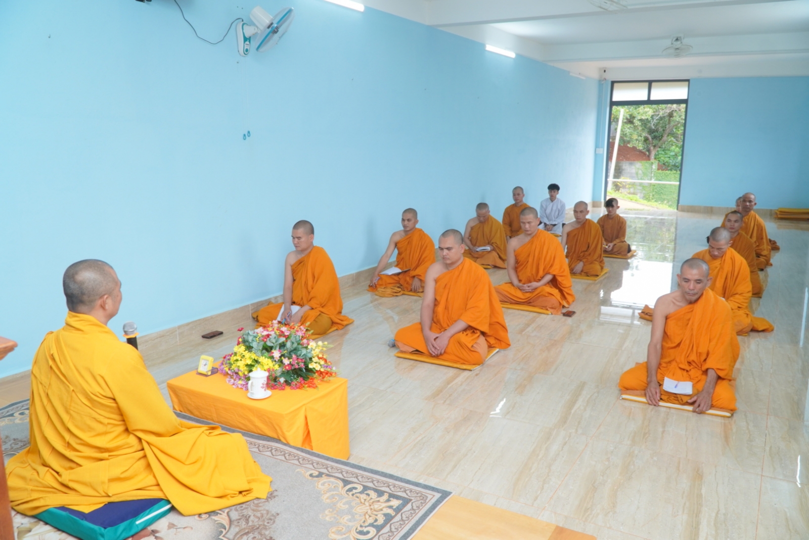 Đắk Nông: TT.Thích Chiếu Ý thăm và sách tấn chư Tăng hành giả An cư tại tịnh xá Ngọc Đạt