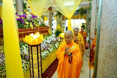 Đăk Lăk: Ban Trị sự GHPGVN tỉnh Đắk Nông viếng tang cố Trưởng lão HT. Giác Thanh