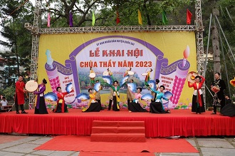 Khai hội chùa Thầy Quốc Oai - điểm du lịch di tích Quốc gia đặc biệt năm 2023