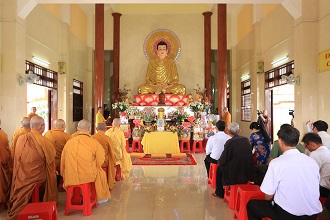 Long An: Lễ cầu an và cầu siêu nhân dịp Giỗ tổ Hùng Vương tại chùa Tường Vân (Kiến Tường)