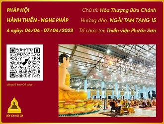 Thông báo Pháp hội Hành thiền và Nghe pháp