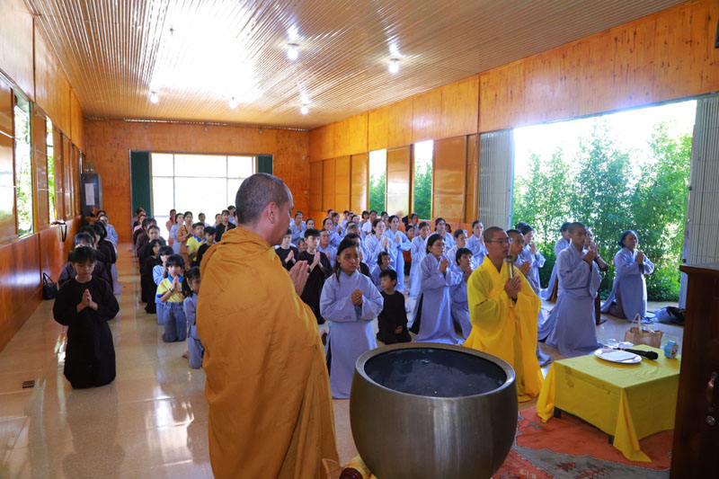 Gia Nghĩa: Các chùa, tịnh xá cúng dường an cư tại tịnh xá Ngọc Đạt