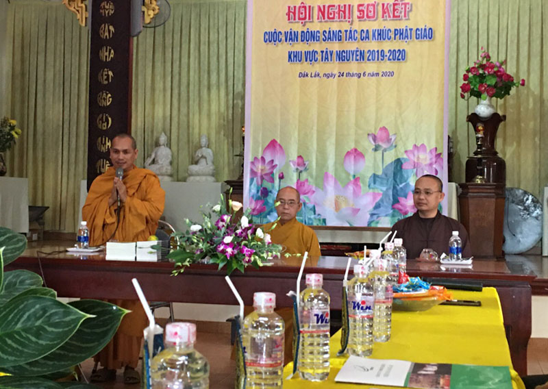 Đăk Lăk: Hội nghị sơ kết Cuộc vận động sáng tác Ca khúc Phật giáo