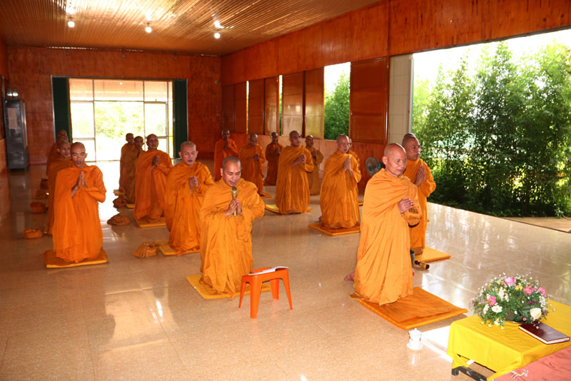 Đăk Nông: Chư Tăng Khất sĩ tụng giới tại Tịnh xá Ngọc Đạt