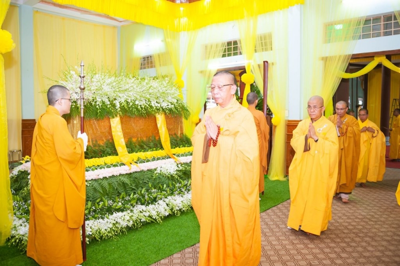 Quảng Nam: Thường trực BTS GHPGVN tỉnh Đăk Nông kính viếng cố Đại lão Hòa thượng Thích Thiện Duyên