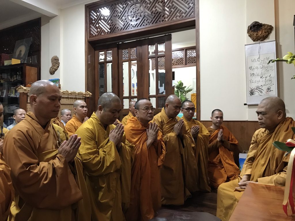PV. Minh Đăng Quang: Ban Văn hóa TƯ khánh tuế, chúc tết HT. Thích Giác Toàn