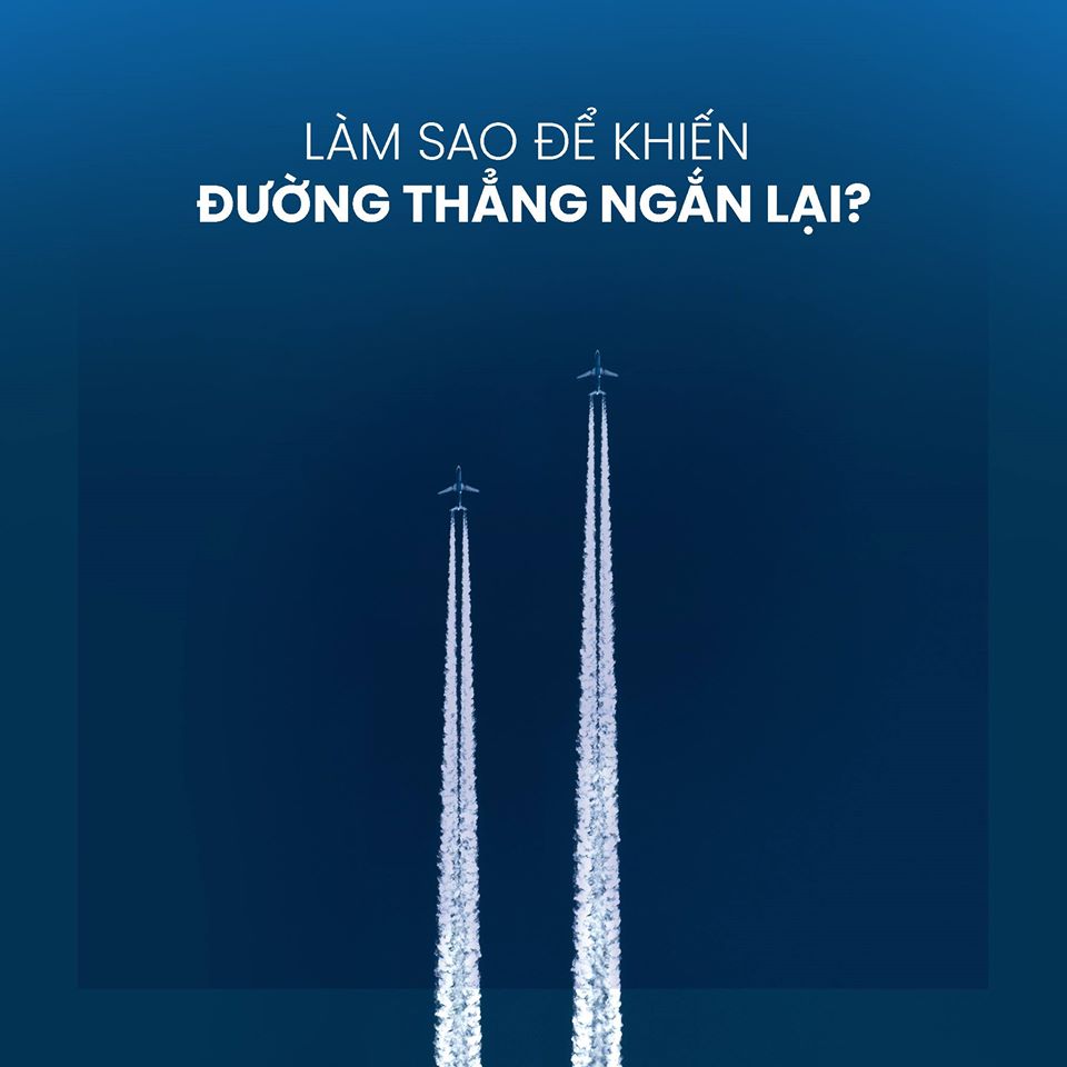Làm sao để đường thẳng ngắn lại