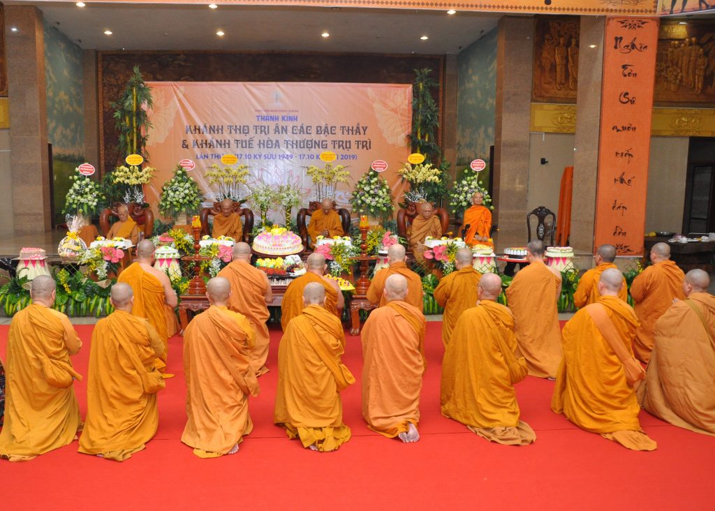 Khánh thọ tri ân các bậc Thầy và khánh tuế Hòa thượng trụ trì