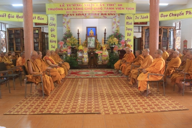 Tưởng niệm Trưởng lão Giác Tánh lần thứ 40