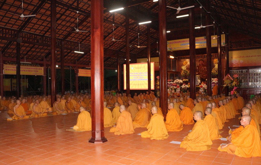 Nếp sống chung tu học trong Đại lễ Tưởng niệm 65 năm ngày đức Tổ sư vắng bóng