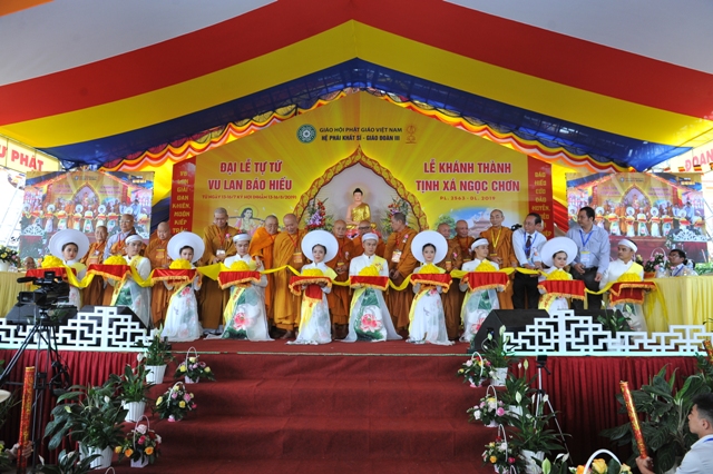 Tịnh xá Ngọc Chơn: Khai mạc Tự tứ - Vu Lan Báo hiếu và khánh thành ngôi tịnh xá