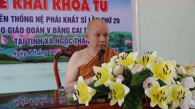 Khóa tu truyền thống 29: TT. Minh Thành về chia sẻ pháp trong ngày thứ 4