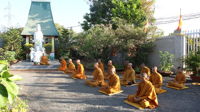 Tịnh xá Ngọc Đạt: Khóa tu 7 ngày đầu năm dành cho chư Tăng bổn tự