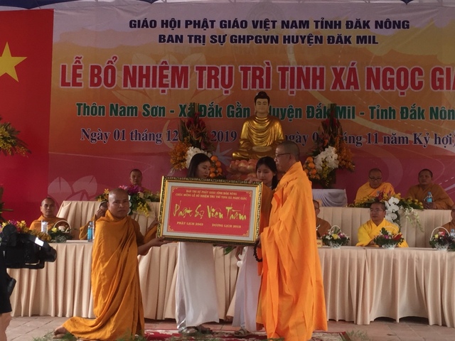 Đăk Nông: Bổ nhiệm trụ trì Tịnh xá Ngọc Giác