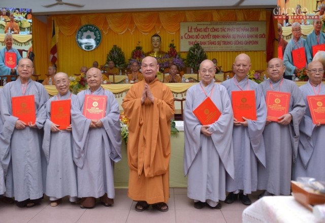 Phân ban Ni giới T.Ư ra mắt nhân sự khóa VIII