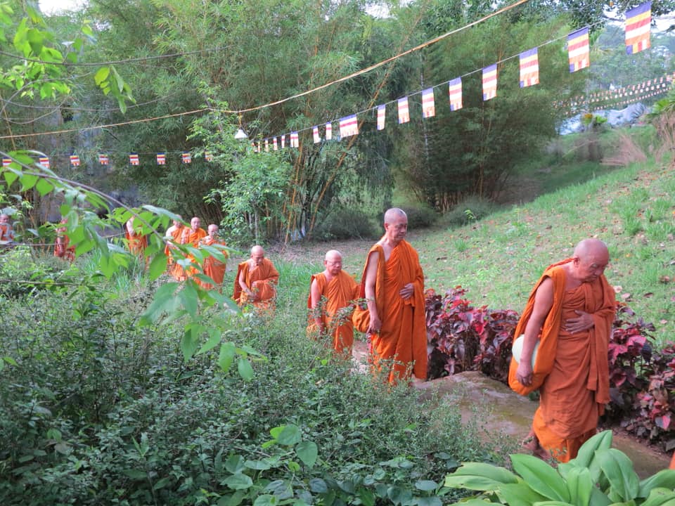Bước chân khoan thai của hành giả Khóa tu lần thứ 28
