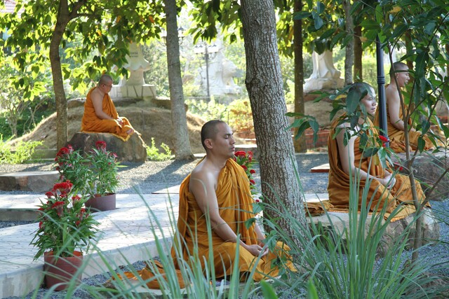 Khóa tu Khất sĩ lần thứ 30: Những phút giây hành giả tìm sự an tịnh nội tâm