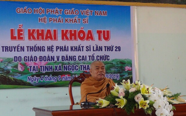 Khóa tu truyền thống lần thứ 29: HT. Giác Toàn chia sẻ cùng hành giả khóa tu vào ngày thứ 2