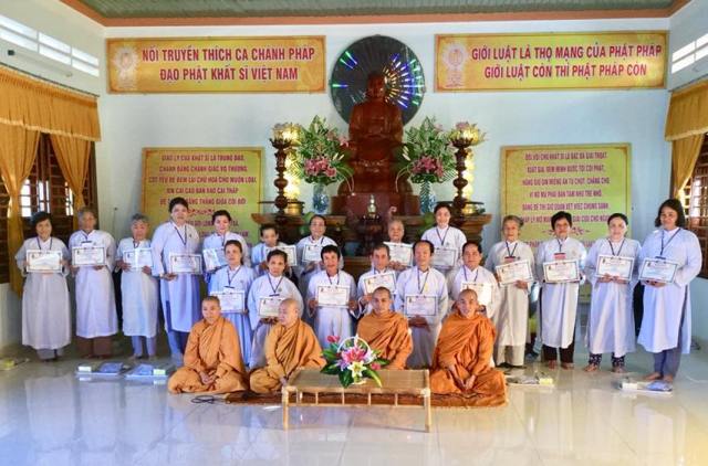 Tịnh xá Ngọc Trung: Tổng kết khóa tu An Lạc Tâm năm Mậu Tuất