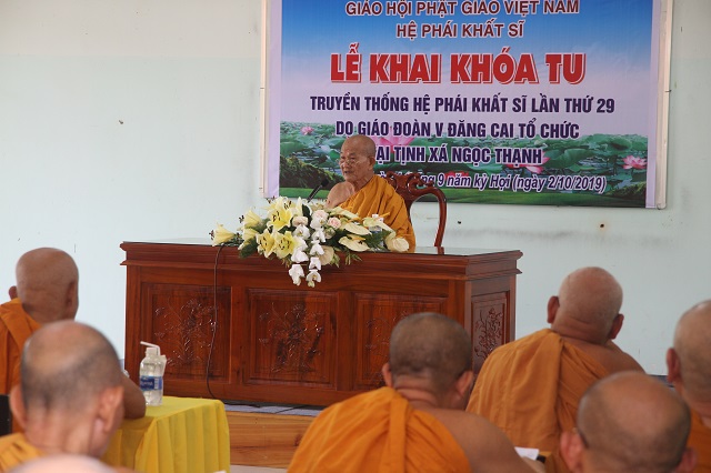 Ngày tu thứ 5: HT. Giác giới tiếp tục chia sẻ về “Đạo thánh đế” 