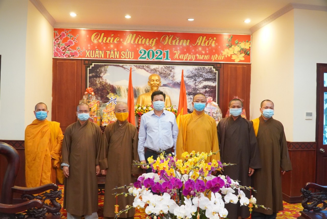 Ban trị sự GHPGVN tỉnh Đăk Nông tổ chức thăm, chúc Tết các cấp chính quyền tỉnh