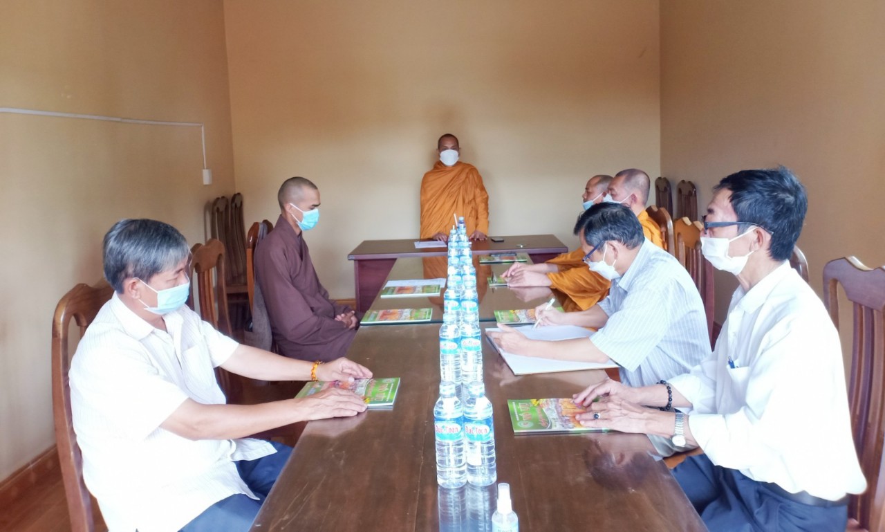 Ban Trị sự Phật giáo TP. Gia Nghĩa tổ chức phiên họp Tổng kết công tác Phật sự năm Tân Sửu.