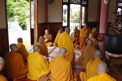 Gia Lai: Chư Tăng Hệ phái Khất sĩ tác pháp An cư tại Tịnh xá Ngọc Phúc