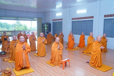 Đăk Nông: Chư Tăng Khất sĩ về bố tát kỳ giữa tháng 6 tại Hạ trường Tịnh xá Ngọc Đạt