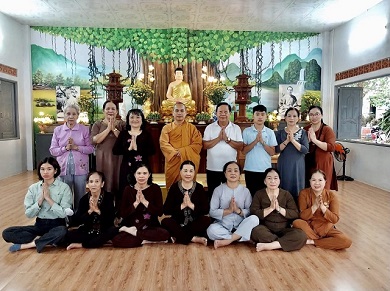 Đăk Nông: Nhóm Hướng Thiện Phật tử Đắk Mil cúng dường trường hạ Tịnh xá Ngọc Đạt