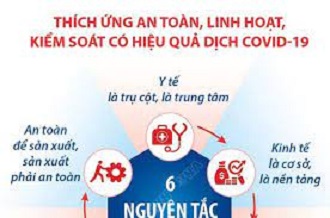 8 nguyên tắc để thích ứng an toàn với đại dịch COVID-19